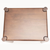 22" Brown Solid Wood Square End Table