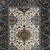 8' Ivory Medallion Runner Rug With Fringe