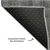 10' X 14' Gray And Ivory Plaid Washable Area Rug With UV Protection