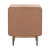 20" Brown Wood Pedestal End Table With Drawer
