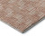 9' X 12' Salmon And Beige Abstract Geometric Washable Area Rug With UV Protection