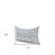 14" Cream Botanical Linen Throw Pillow Cover