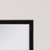 32" Dark Brown Wood Accent Mirror
