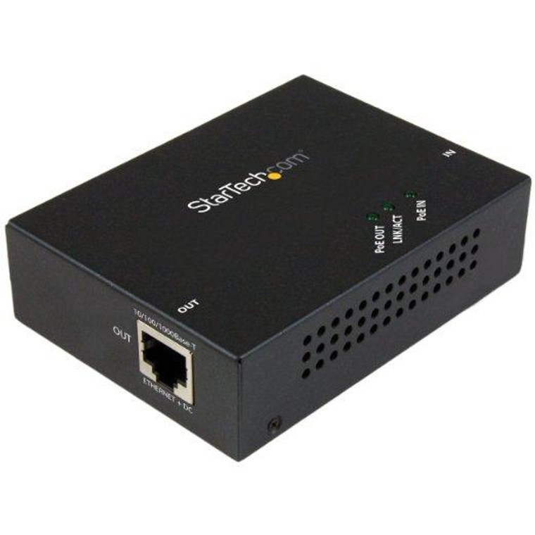 Startech 1 Port Gigabit Poe+ Extender 802.3at/af - 065030860895