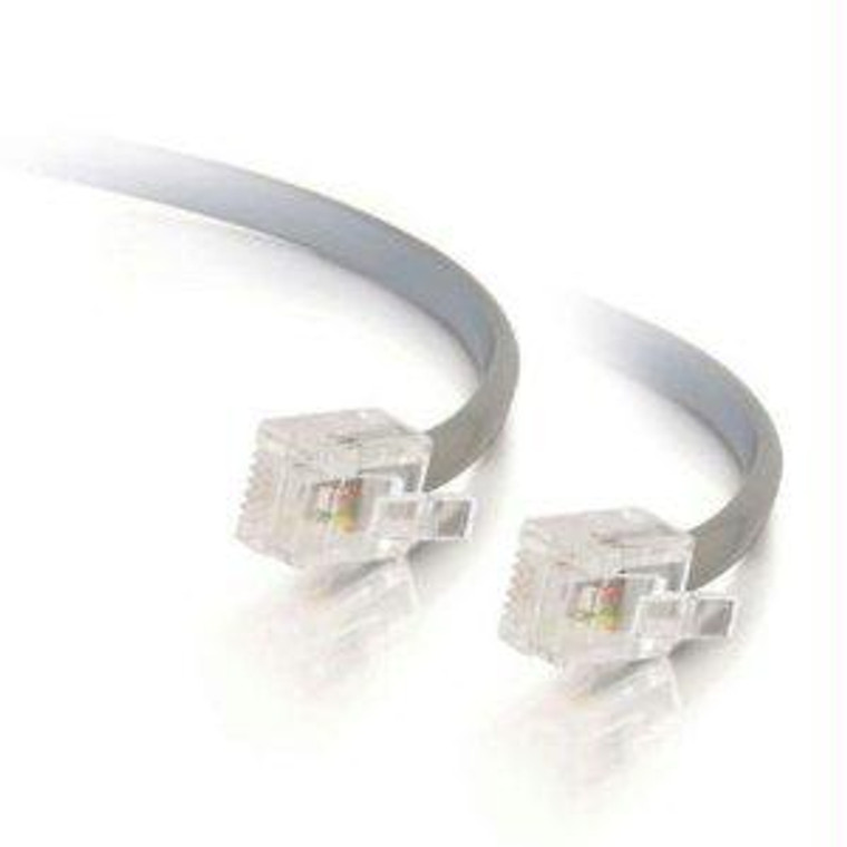 C2g 50ft Rj11 6p4c Modular Telephone Cable - 757120095934