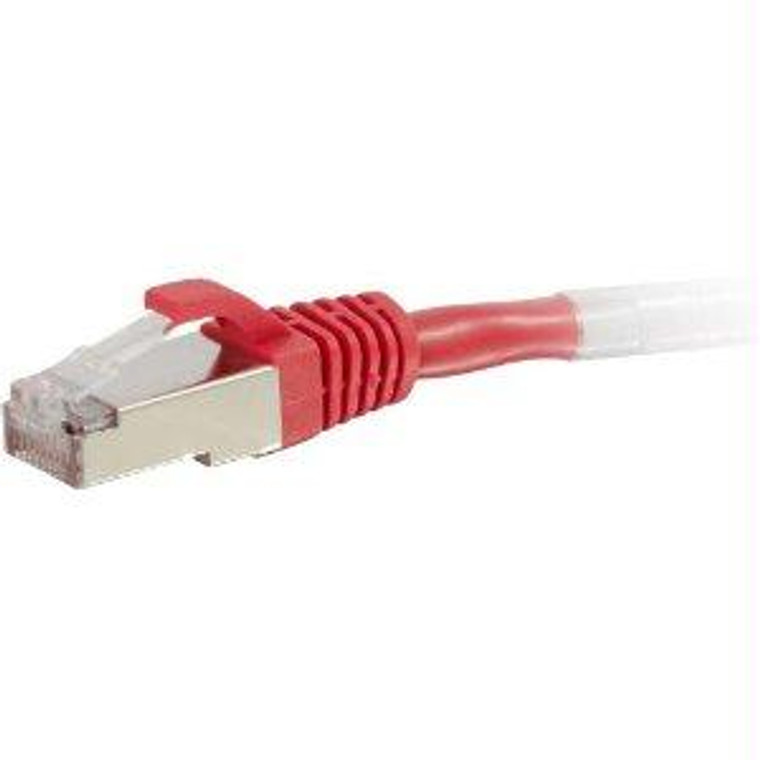 C2g 14ft Cat6 Snagless Shielded (stp) Network Patch Cable - Red - 757120008538