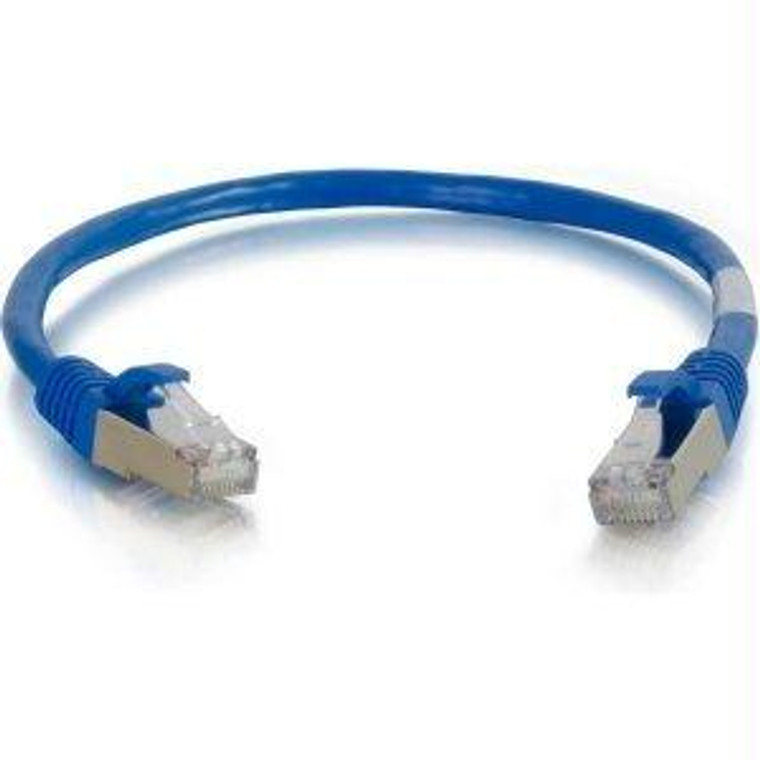 C2g 12ft Cat6a Snagless Shielded (stp) Network Patch Cable - Blue - 757120006824