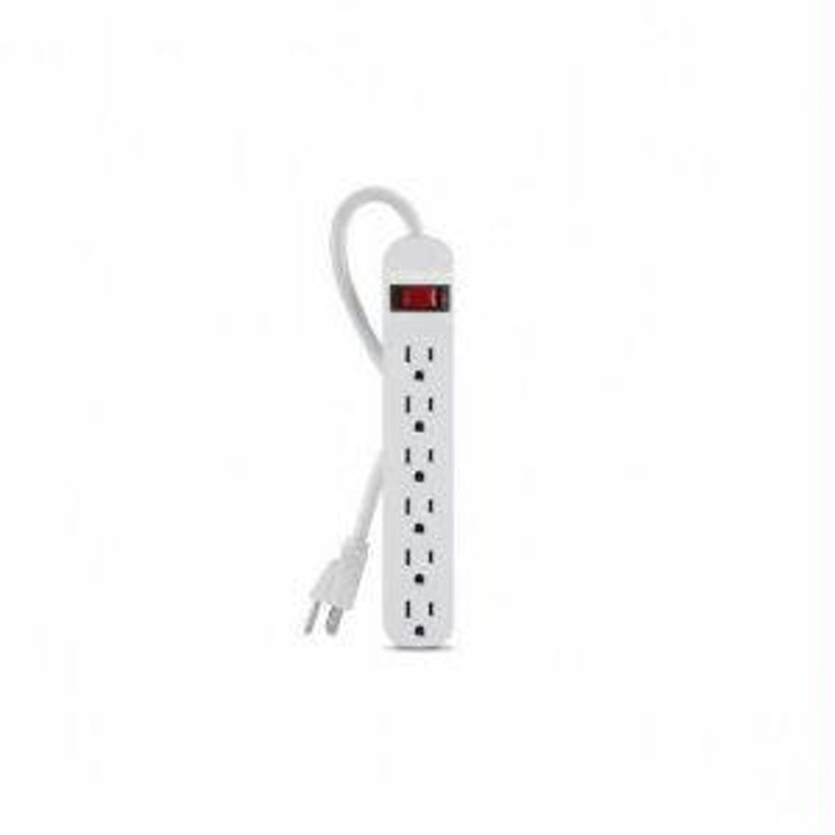 Belkin International Inc 6-outlet Power Strip; Right Angle, 5 Ft. - 722868487266