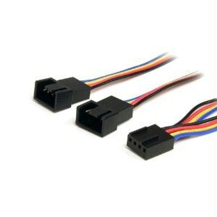 Startech Connect Two 4-pin (pwm) Fans To A Single Connector On The Power Supply - 1ft Cas - 065030844598