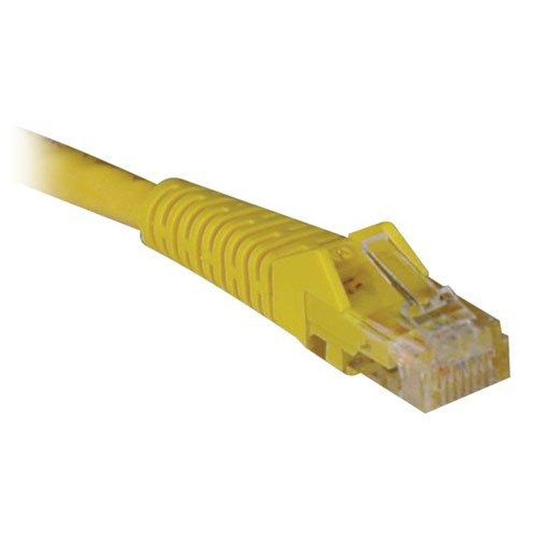 Tripp Lite 15ft Cat6 Gigabit Snagless Molded Patch Cable Rj45 M/m Yellow - 037332173010