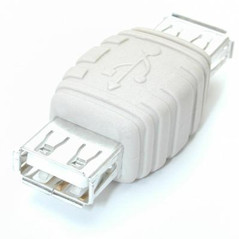 This USBA Gender Changer converts a USBA Male connector to a USBA Female connector. - 065030785785
