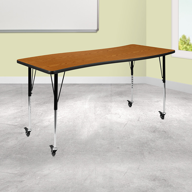 26"w X 60"l Oak Activity Table - 889142515494