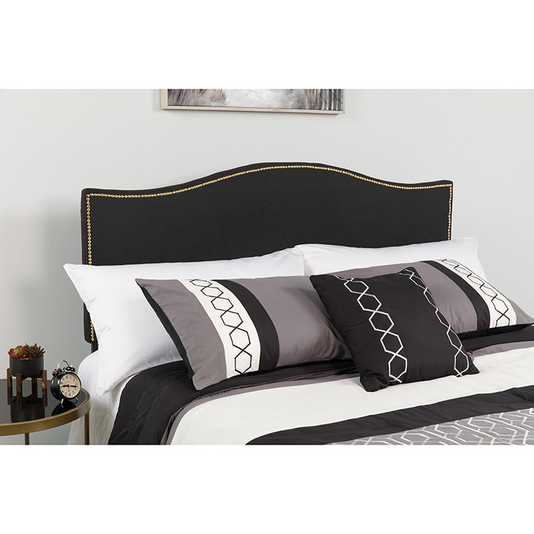 King Headboard-black Fabric - 889142219491