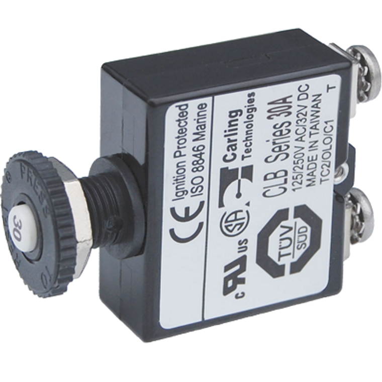 Circuit Breaker, Push Button, 30A - 632085021368