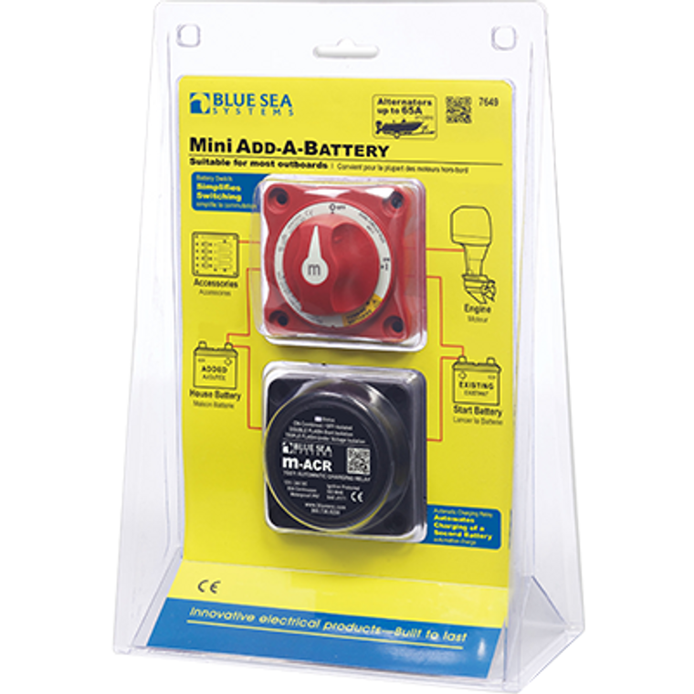 Blue Sea 7649 Mini Add-A-Battery Kit - 632085076498