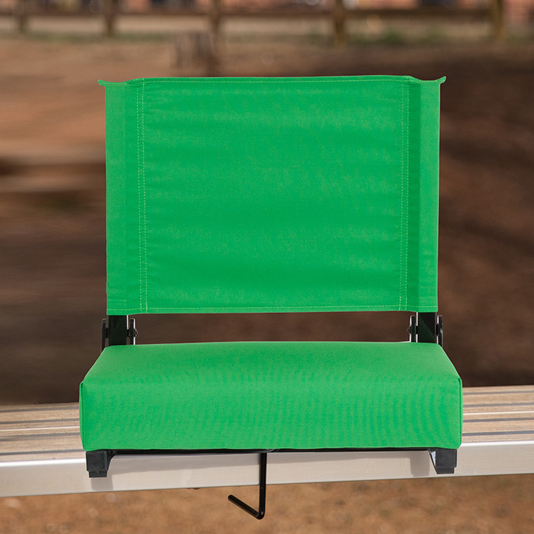 Bright Green Stadium Chair - 889142400271