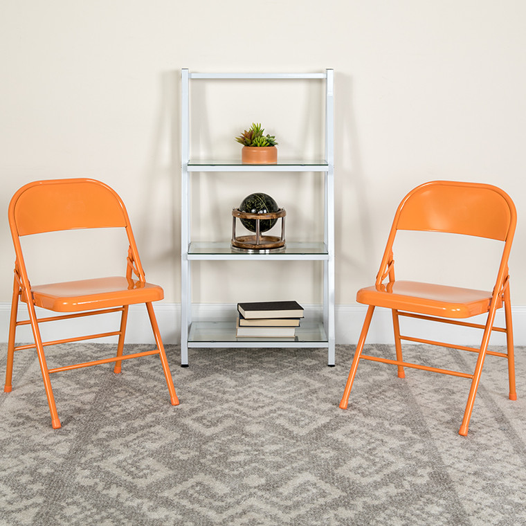 Orange Marmalade Folding Chair - 889142417538