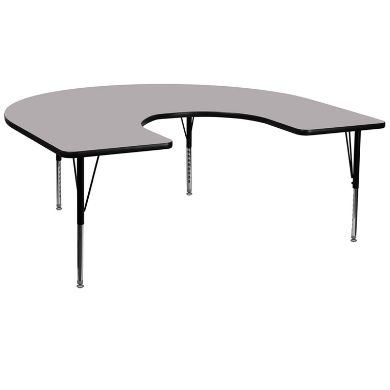 60x66 Hrse Grey Activity Table - 847254024310