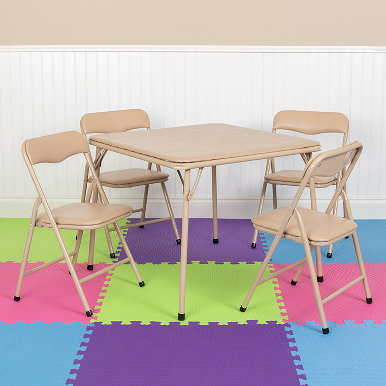 5 Pc Kids Folding Table Set - 889142582212