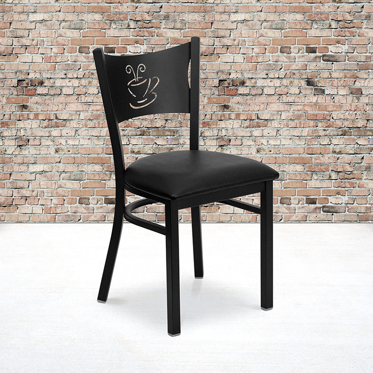 Black Coffee Chair-black Seat - 847254016094