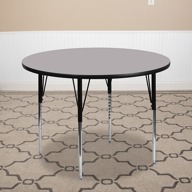 48 Rnd Grey Activity Table - 847254024952