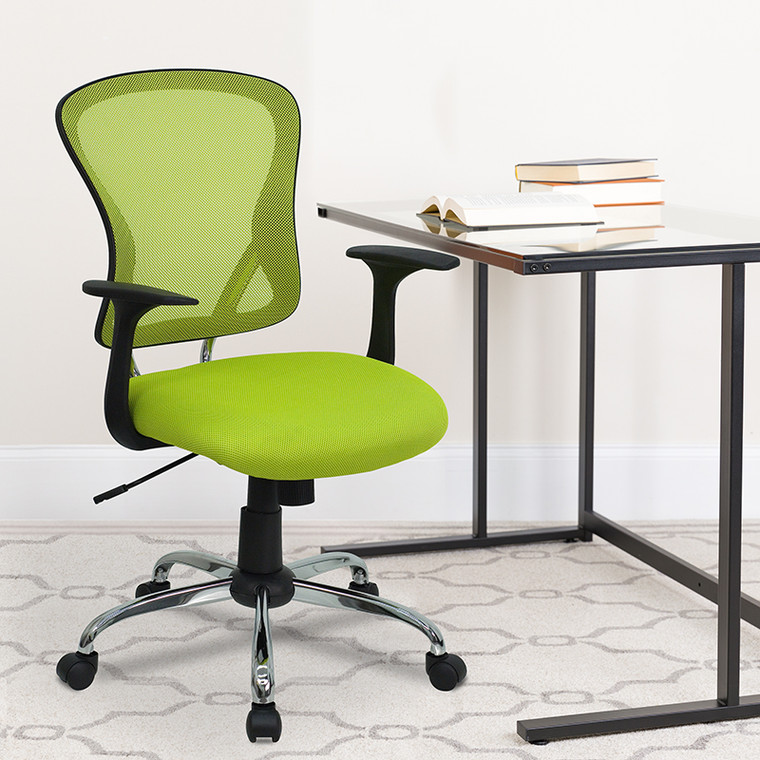 Green Mid-back Task Chair - 812581017366