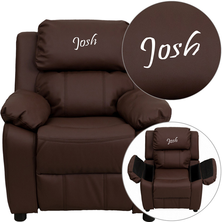 Txt Brown Kids Recliner - 889142022435