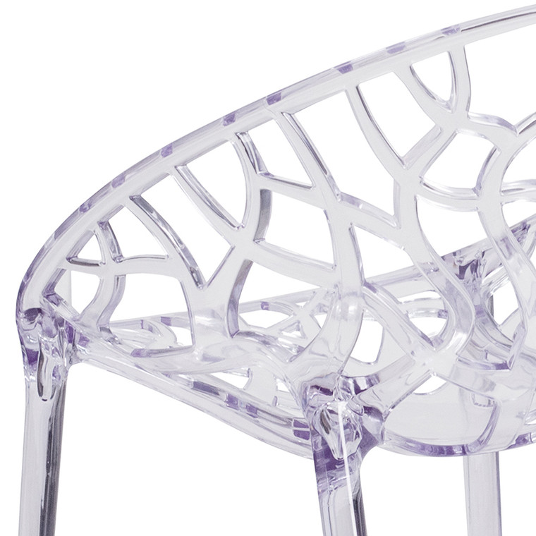 Clear Stacking Side Chair - 889142060727