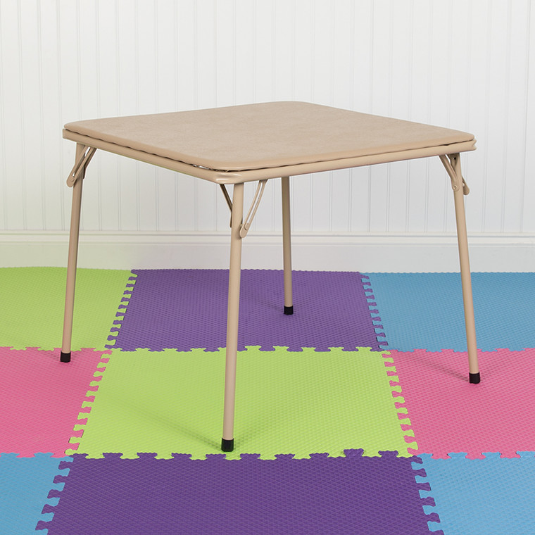 Kids Tan Folding Table - 889142582205