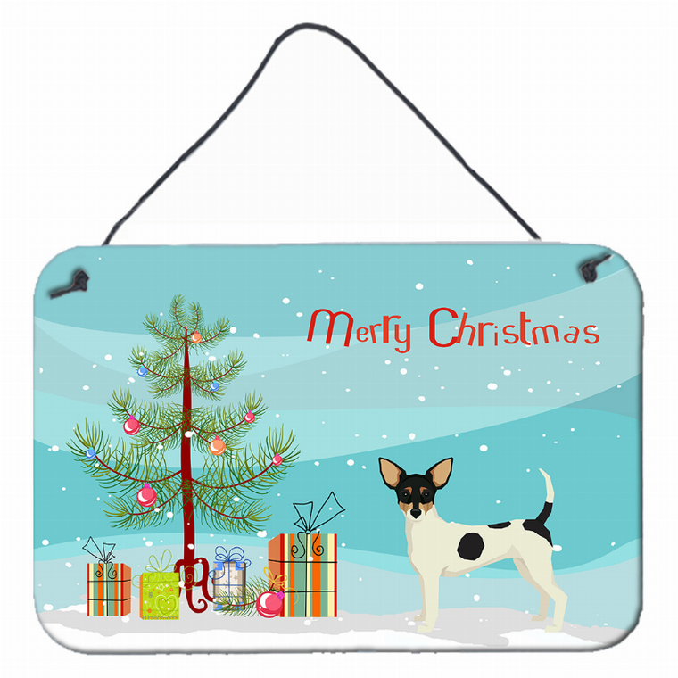 Christmas Tree Design with Dog Wall or Door Hanging Prints - 194030022177