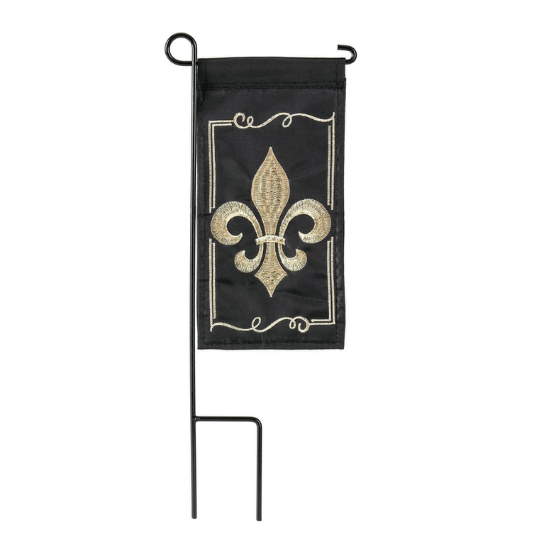 Fleur De Lis Mini Flag - 603799936132