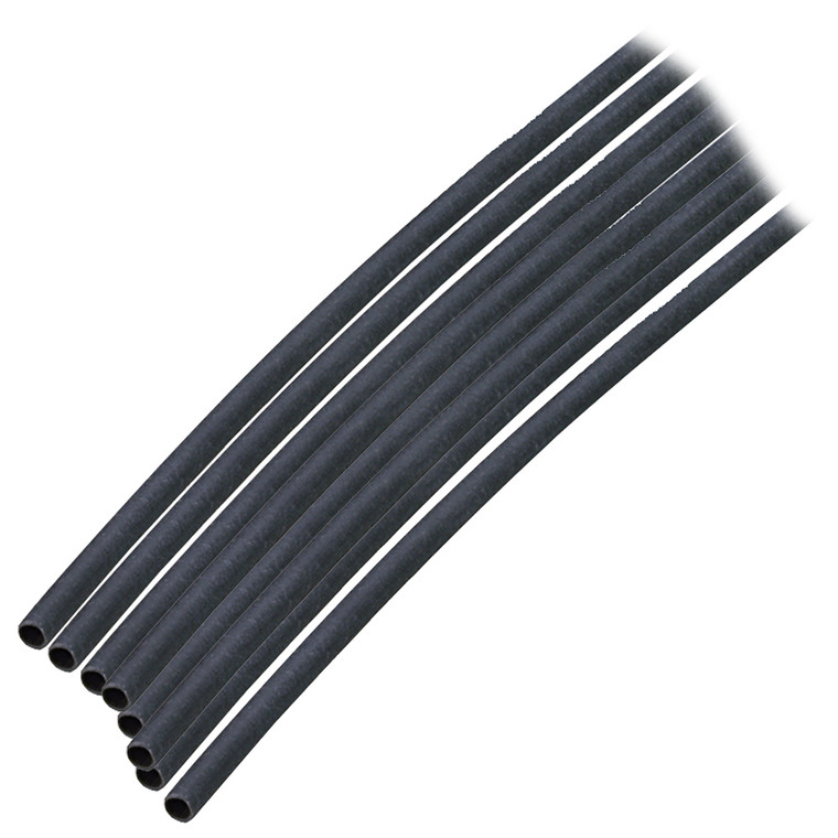 Ancor Adhesive Lined Heat Shrink Tubing (ALT) - 1/8" x 6" - 10-Pack - Black - 091887300062
