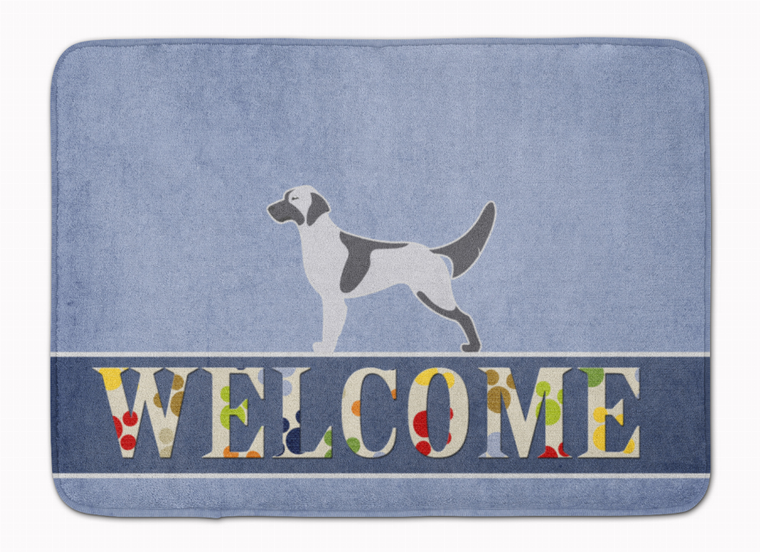 Dog Breed Print Machine Washable Memory Foam Welcome Mat - 638508702777