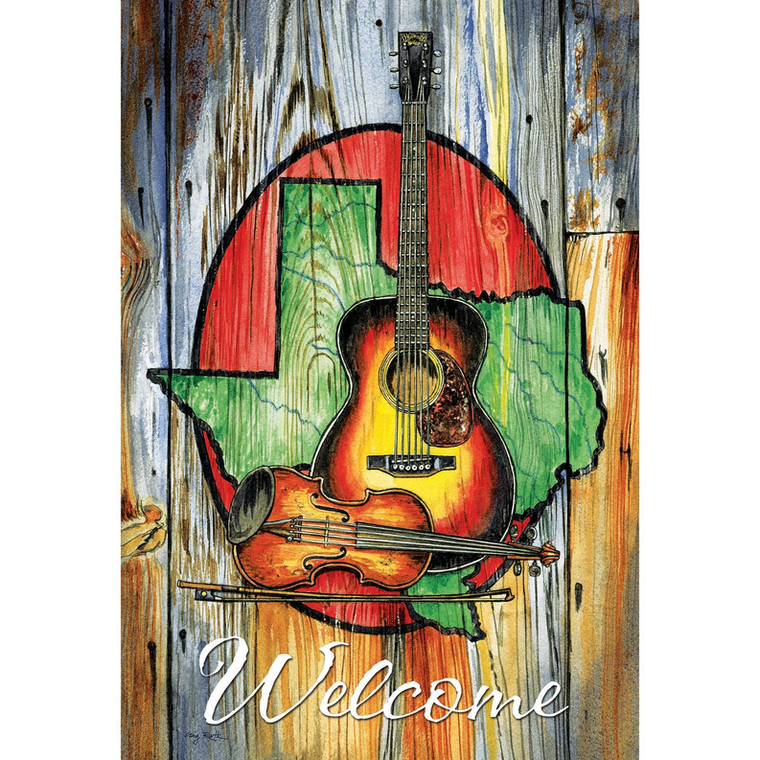 Garden Texas Music Flag - 603799420723