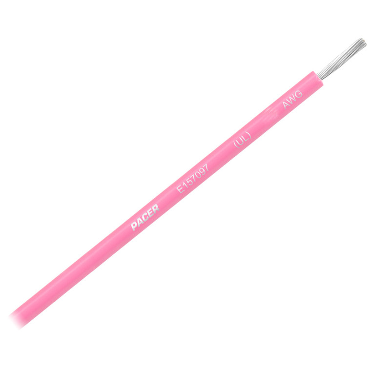 Pacer Pink 16 AWG Primary Wire - 25' - 840248201629