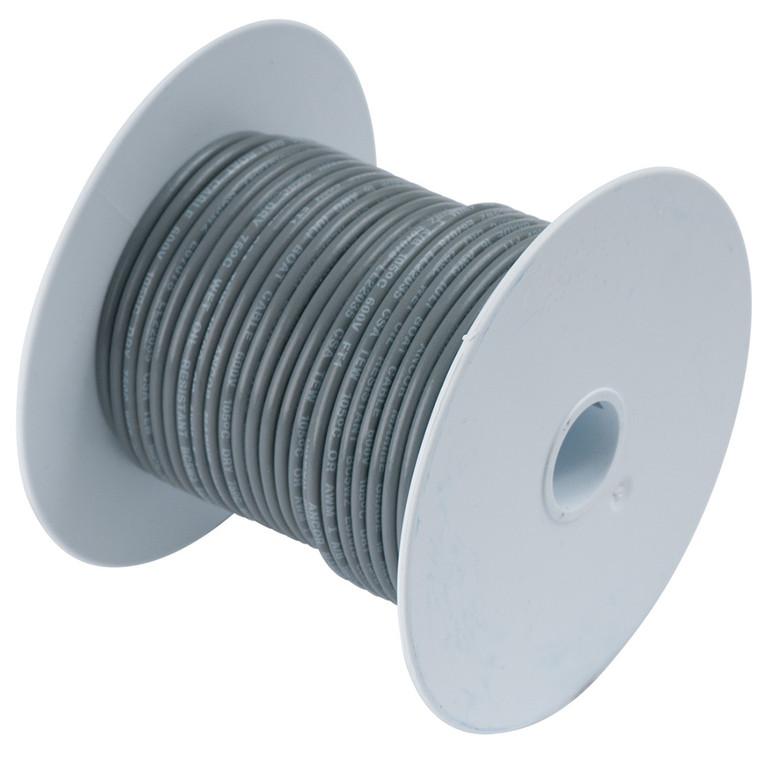 Ancor Grey 14 AWG Tinnned Copper Wire - 500' - 091887105186