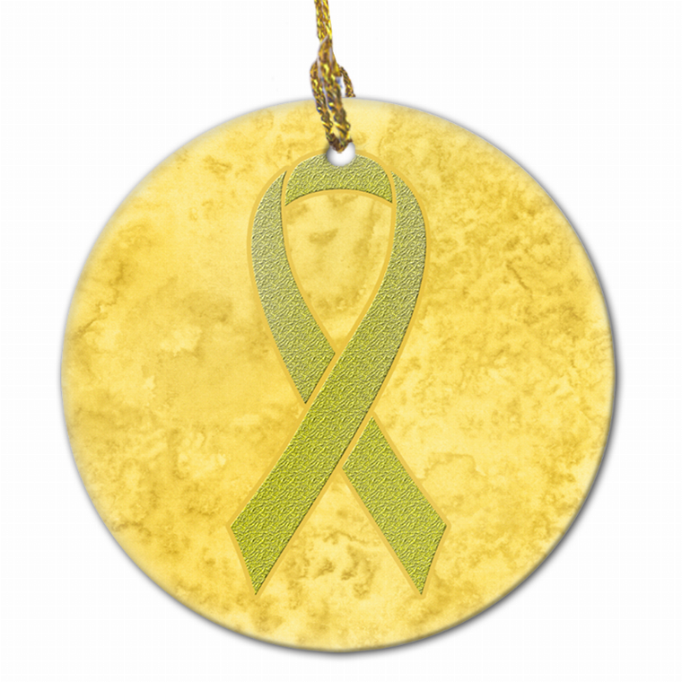 Cancer Awareness Ribbon Ornament - 615872856138