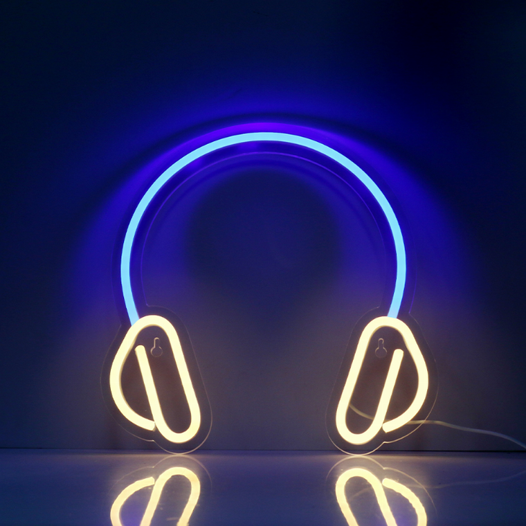 Headphones LED Neon Sign - 850009997548