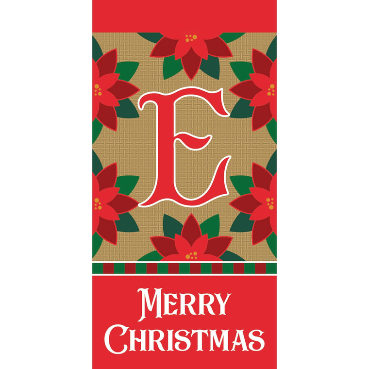 Merry Christmas Monogram Mini Flag - 603799837316