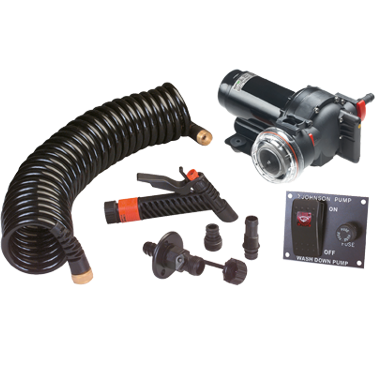 AquaJet Washdown Kit 5.2GPM 12V with Switch - 729321645348