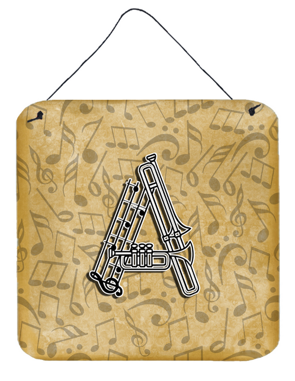 Musical Instrument Alphabet Wall or Door Hanging Prints - 615872984015