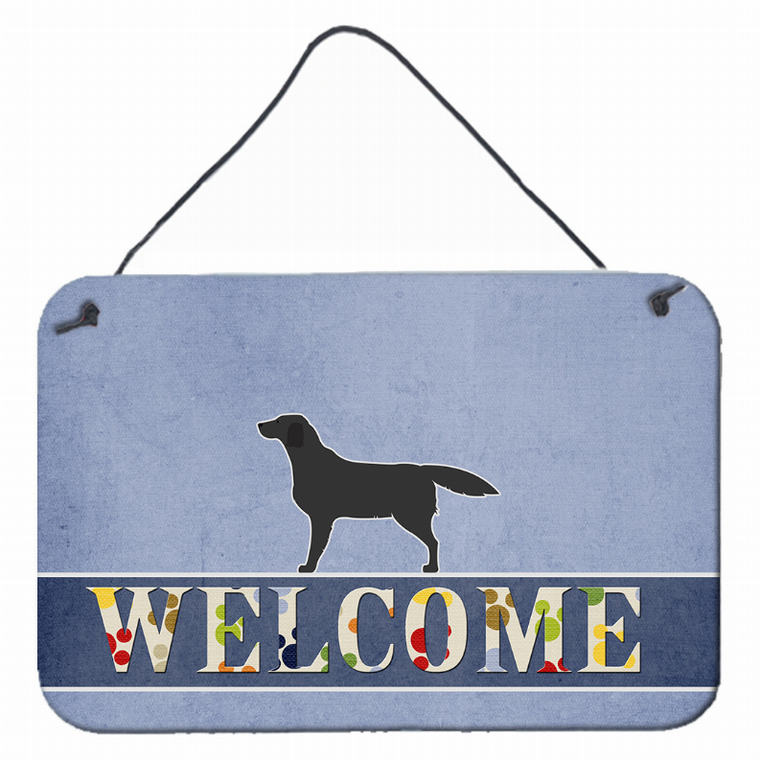 Welcome Sign with Dog Wall or Door Hanging Prints - 638508693044