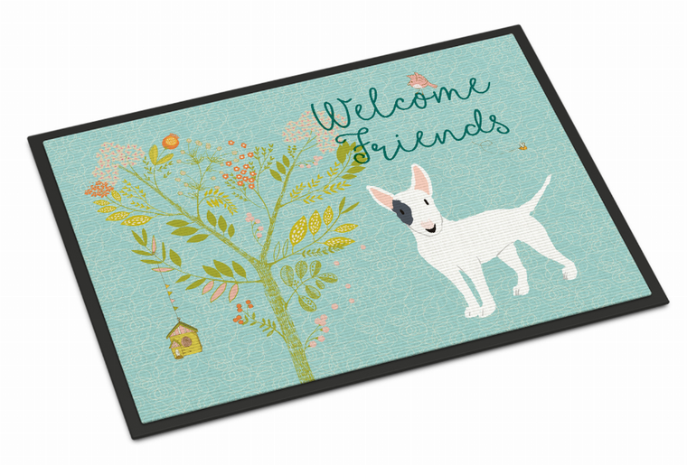 Welcome Friends Dog Art Indoor or Outdoor Mat - 638508894526