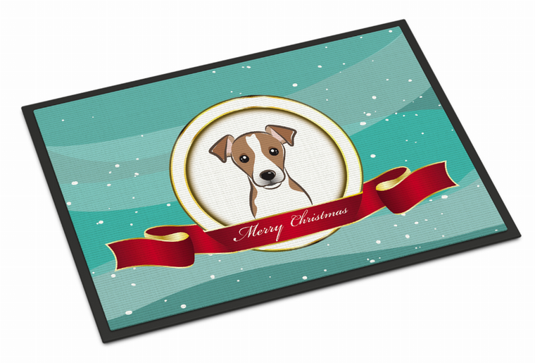 Merry Christmas Dog Art Indoor or Outdoor Mat - 638508098641