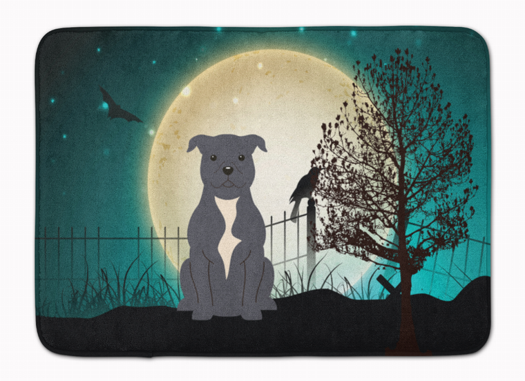 Halloween Scary Dogs Machine Washable Memory Foam Mat - 638508636386