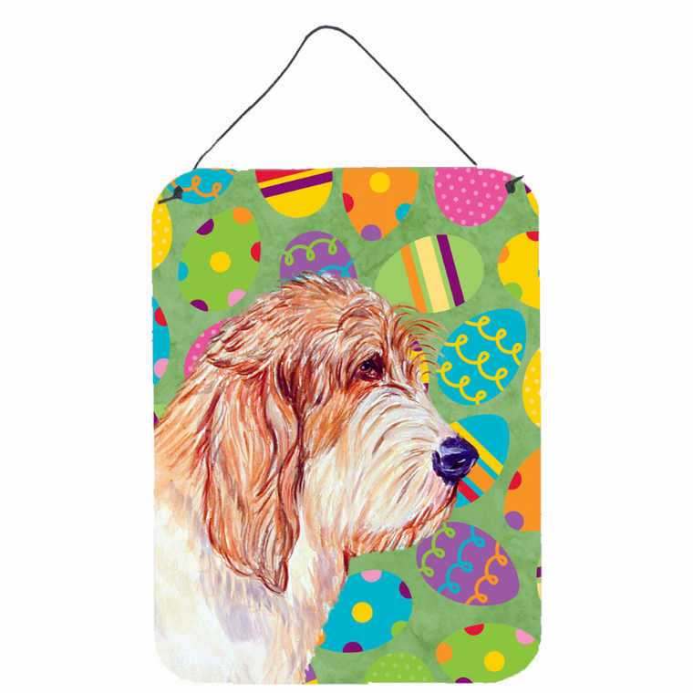 Easter Eggtravaganza Design with Dog Wall or Door Hanging Prints - 617375992078