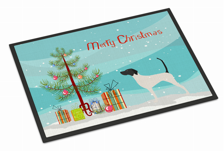Merry Christmas Tree Dog Art Indoor or Outdoor Mat - 638508471727