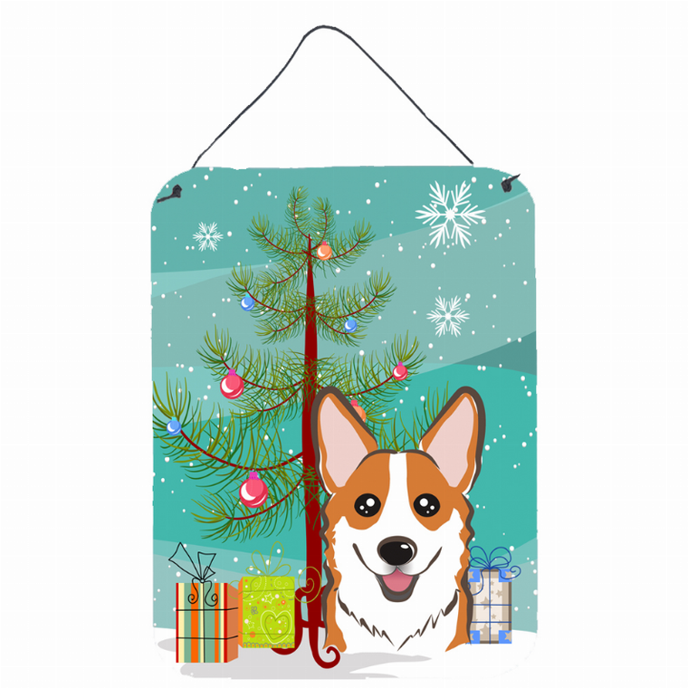 Christmas Tree and Dog Art Wall or Door Hanging Prints - 638508105400