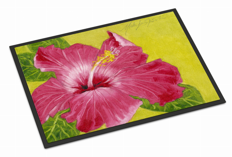 Hot Pink Hibiscus by Malenda Trick Mat - 638508159205