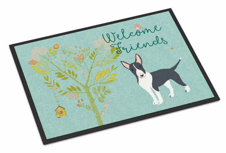 Welcome Friends Dog Art Indoor or Outdoor Mat - 638508895790